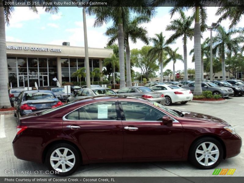 Royal Ruby Red Metallic / Cashmere 2008 Lexus ES 350