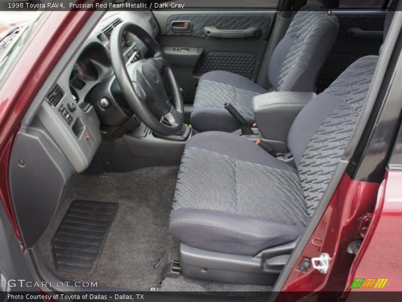 Prussian Red Pearl Metallic / Dark Gray 1998 Toyota RAV4