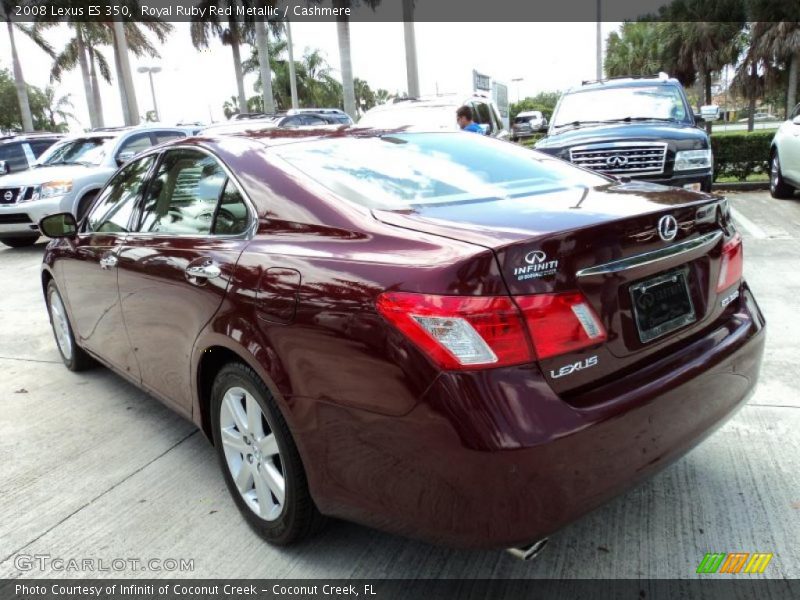 Royal Ruby Red Metallic / Cashmere 2008 Lexus ES 350