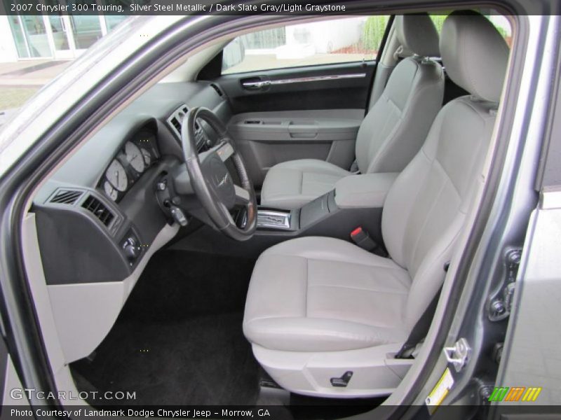 Silver Steel Metallic / Dark Slate Gray/Light Graystone 2007 Chrysler 300 Touring