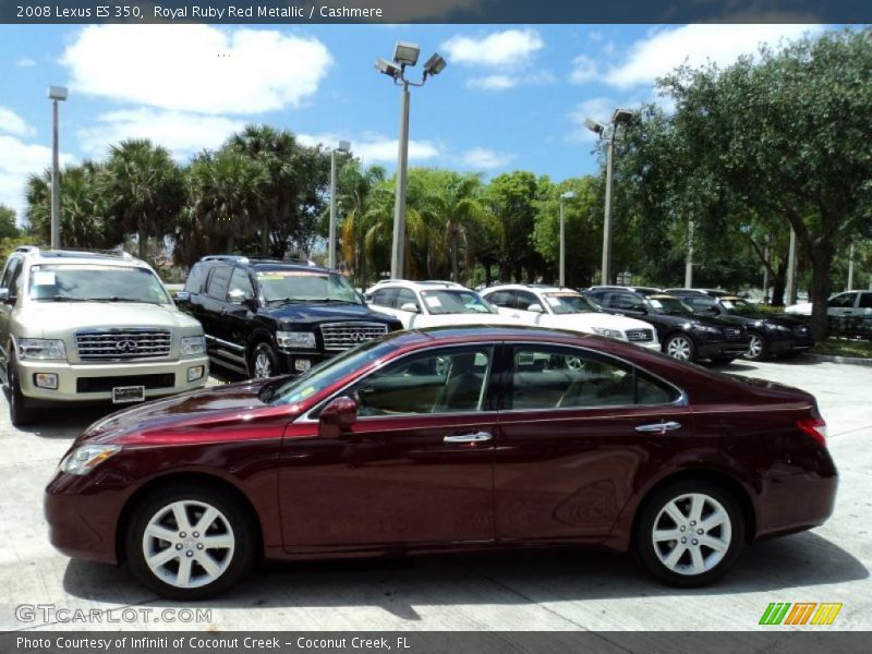 Royal Ruby Red Metallic / Cashmere 2008 Lexus ES 350