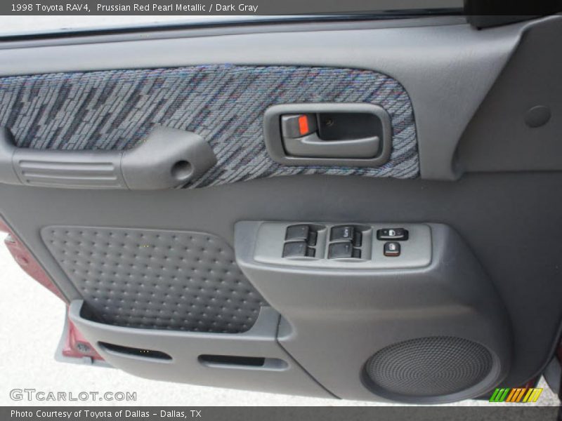 Prussian Red Pearl Metallic / Dark Gray 1998 Toyota RAV4