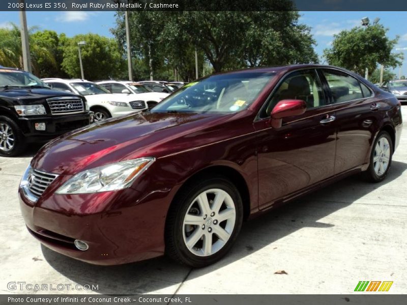 Royal Ruby Red Metallic / Cashmere 2008 Lexus ES 350