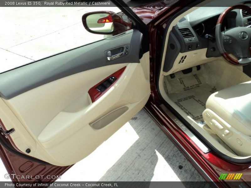 Royal Ruby Red Metallic / Cashmere 2008 Lexus ES 350