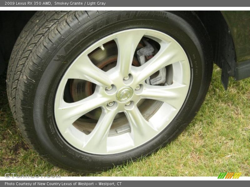 Smokey Granite / Light Gray 2009 Lexus RX 350 AWD