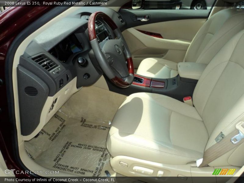 Royal Ruby Red Metallic / Cashmere 2008 Lexus ES 350