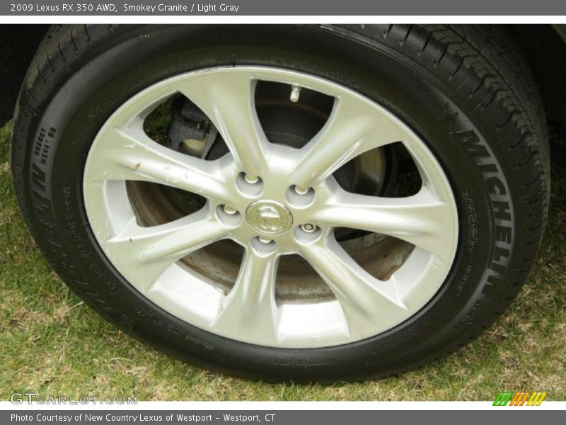 Smokey Granite / Light Gray 2009 Lexus RX 350 AWD