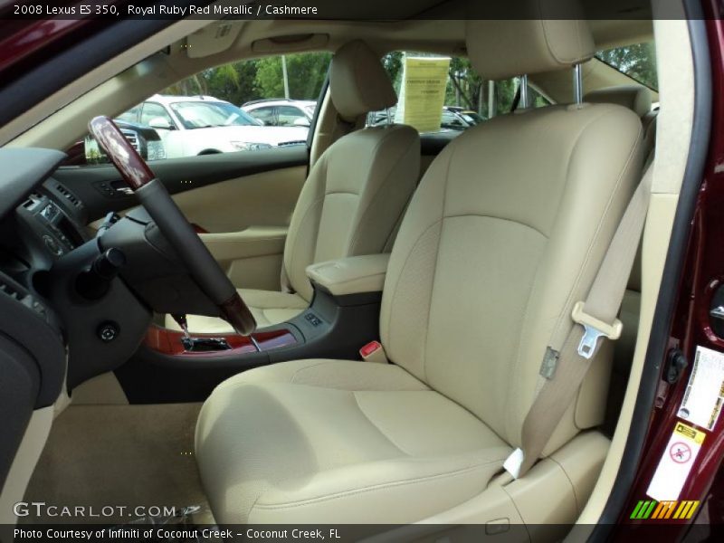 Royal Ruby Red Metallic / Cashmere 2008 Lexus ES 350