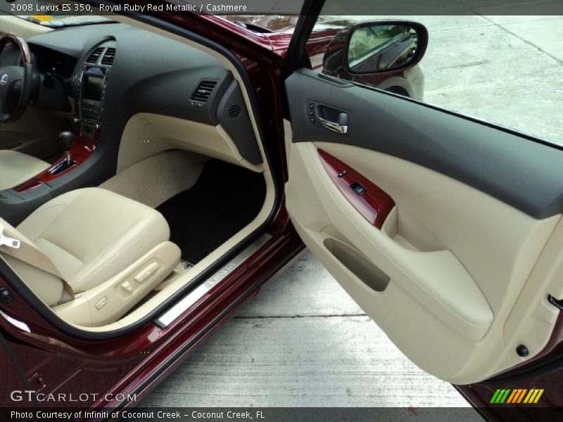 Royal Ruby Red Metallic / Cashmere 2008 Lexus ES 350