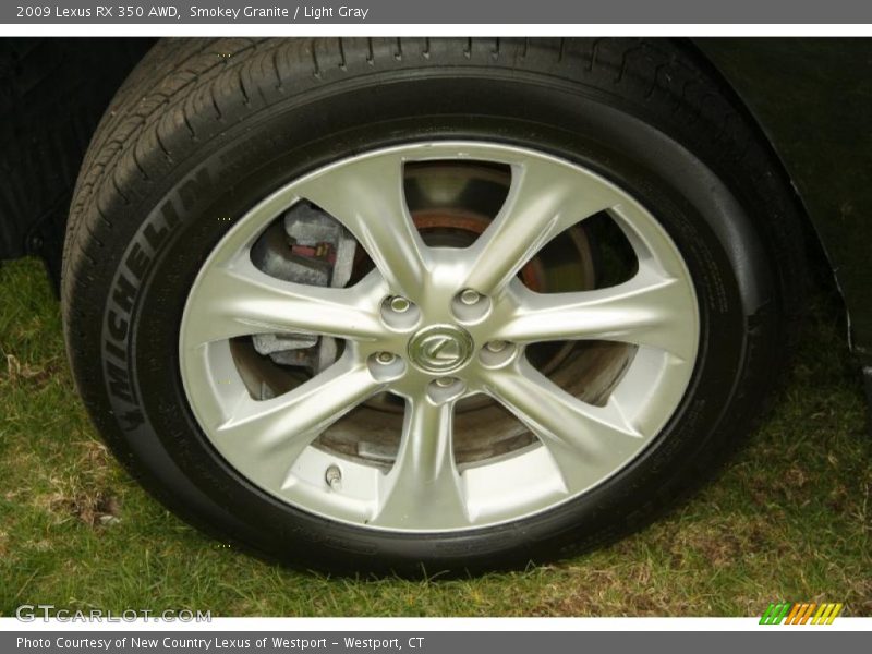 Smokey Granite / Light Gray 2009 Lexus RX 350 AWD