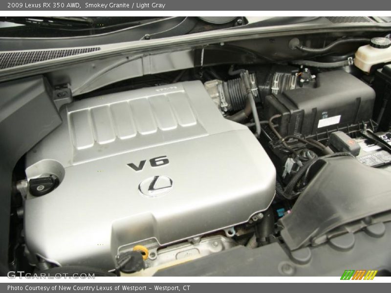 Smokey Granite / Light Gray 2009 Lexus RX 350 AWD