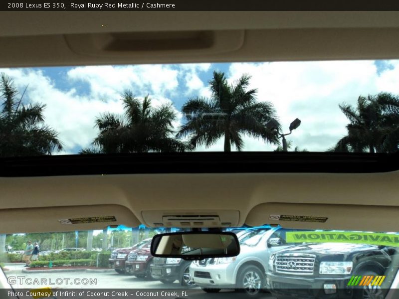 Royal Ruby Red Metallic / Cashmere 2008 Lexus ES 350
