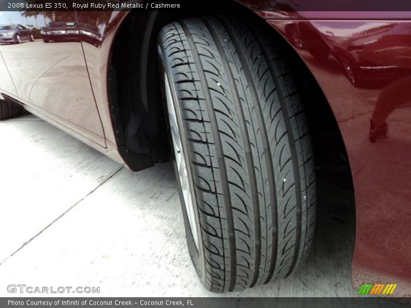 Royal Ruby Red Metallic / Cashmere 2008 Lexus ES 350