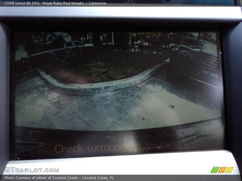 Royal Ruby Red Metallic / Cashmere 2008 Lexus ES 350