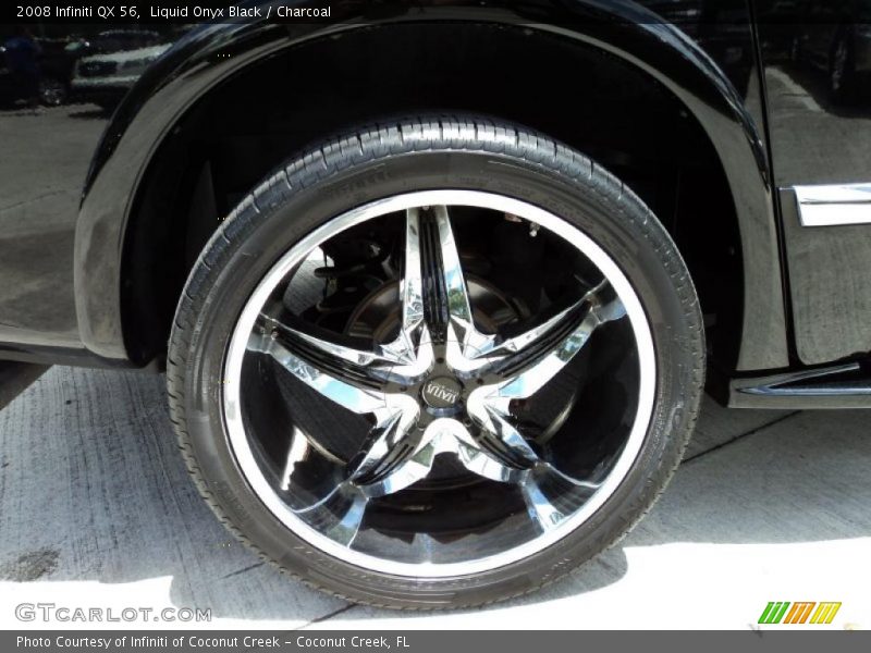 Liquid Onyx Black / Charcoal 2008 Infiniti QX 56