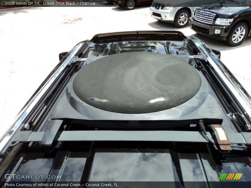 Liquid Onyx Black / Charcoal 2008 Infiniti QX 56