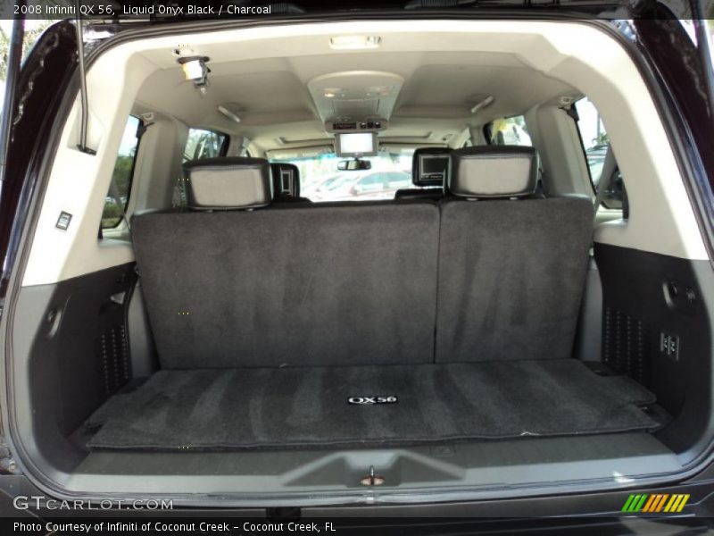 Liquid Onyx Black / Charcoal 2008 Infiniti QX 56