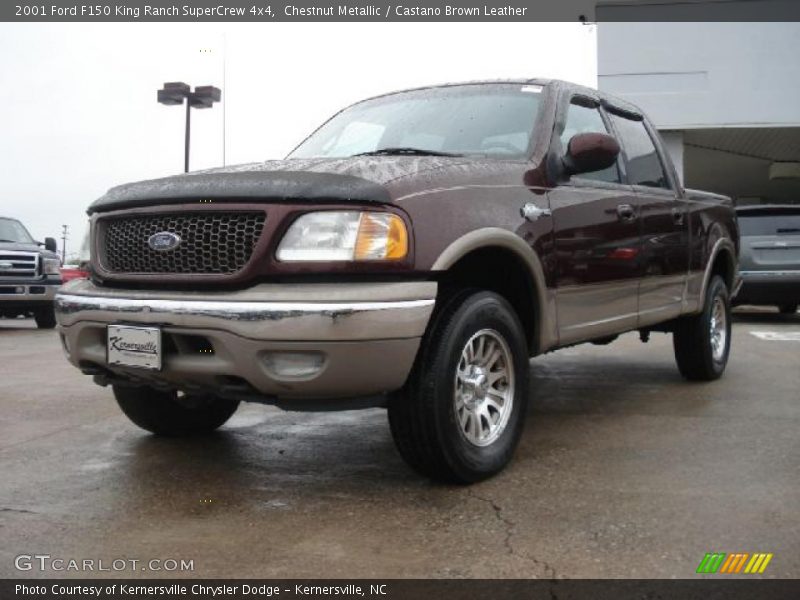 Chestnut Metallic / Castano Brown Leather 2001 Ford F150 King Ranch SuperCrew 4x4