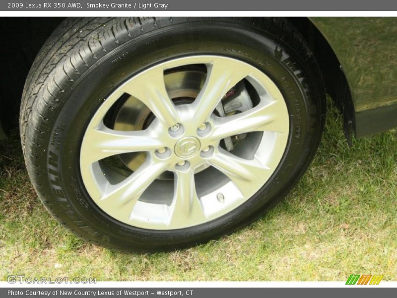 Smokey Granite / Light Gray 2009 Lexus RX 350 AWD