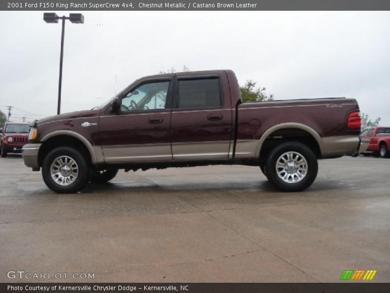 Chestnut Metallic / Castano Brown Leather 2001 Ford F150 King Ranch SuperCrew 4x4