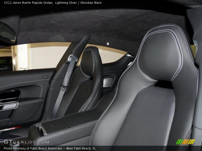  2011 Rapide Sedan Obsidian Black Interior