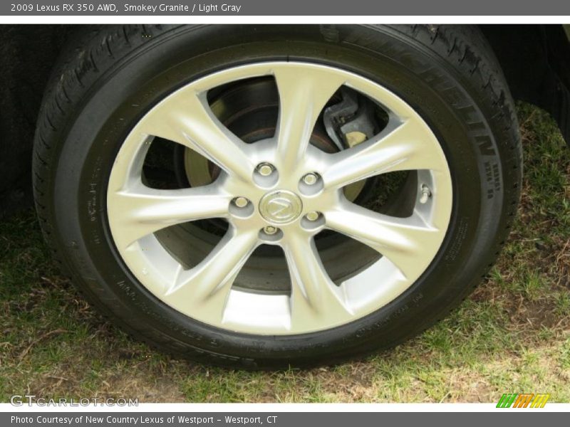 Smokey Granite / Light Gray 2009 Lexus RX 350 AWD