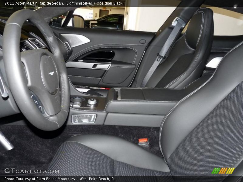  2011 Rapide Sedan Obsidian Black Interior