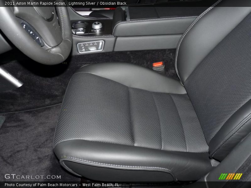  2011 Rapide Sedan Obsidian Black Interior