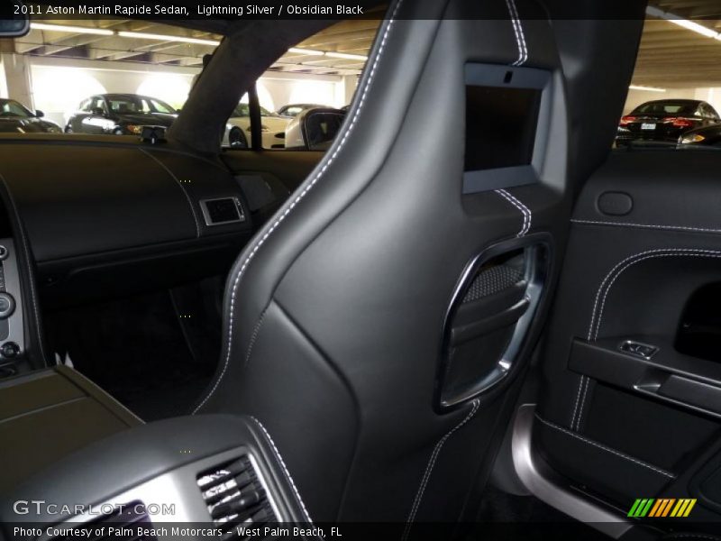  2011 Rapide Sedan Obsidian Black Interior