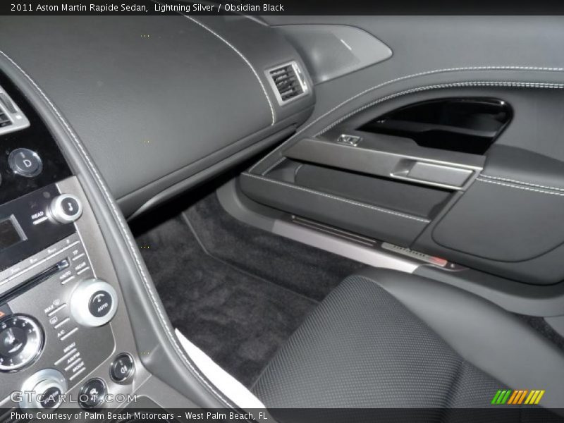  2011 Rapide Sedan Obsidian Black Interior
