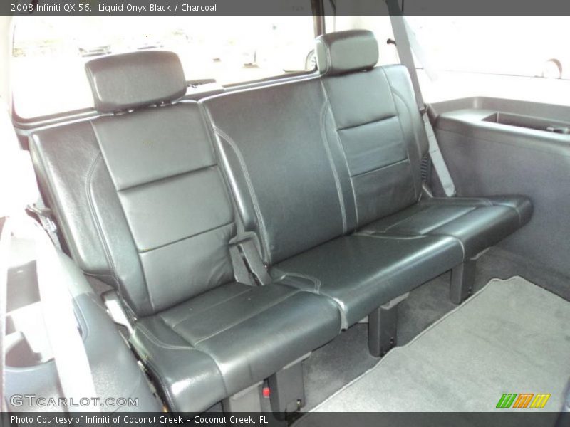 Liquid Onyx Black / Charcoal 2008 Infiniti QX 56