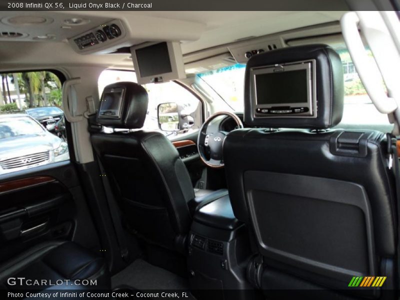 Liquid Onyx Black / Charcoal 2008 Infiniti QX 56