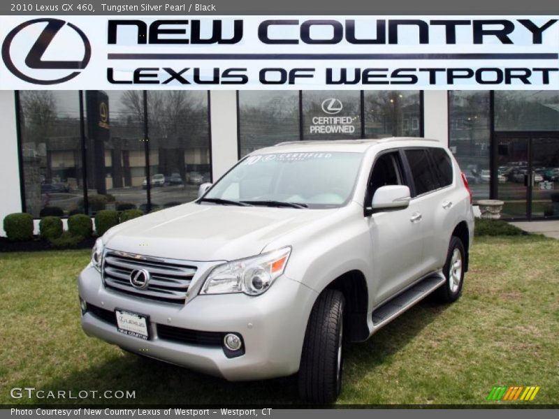 Tungsten Silver Pearl / Black 2010 Lexus GX 460