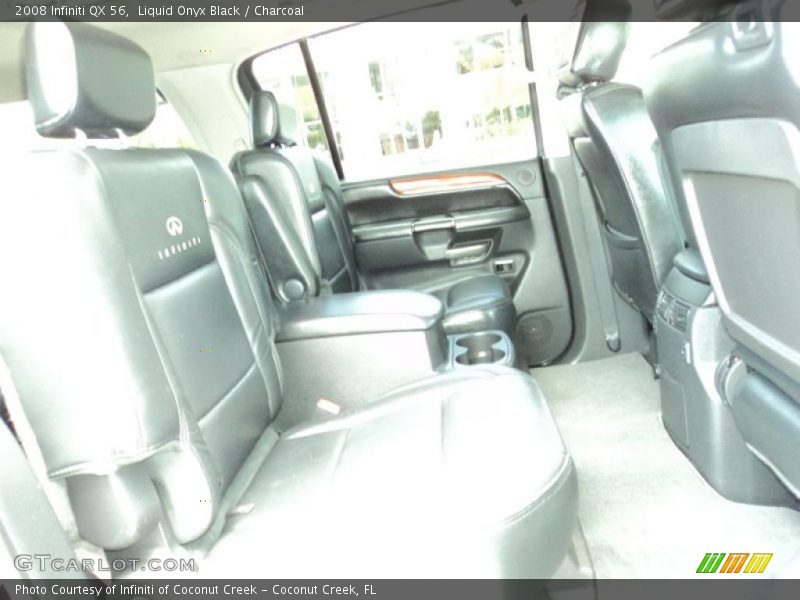 Liquid Onyx Black / Charcoal 2008 Infiniti QX 56