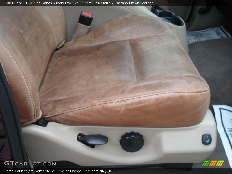 Chestnut Metallic / Castano Brown Leather 2001 Ford F150 King Ranch SuperCrew 4x4