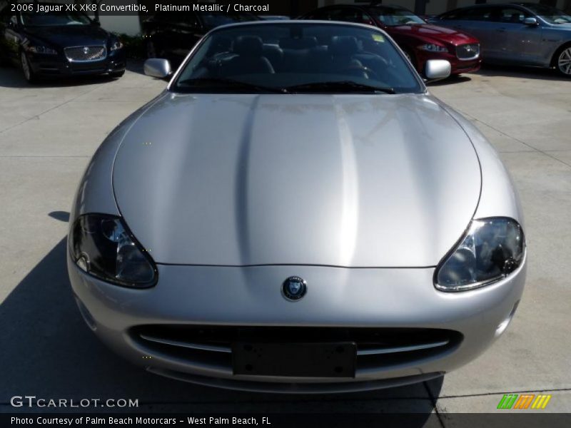 Platinum Metallic / Charcoal 2006 Jaguar XK XK8 Convertible