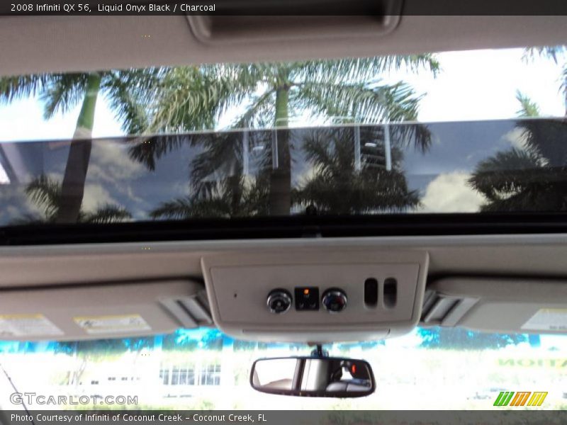 Liquid Onyx Black / Charcoal 2008 Infiniti QX 56