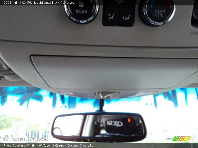 Liquid Onyx Black / Charcoal 2008 Infiniti QX 56