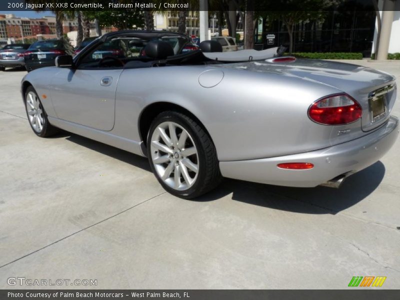 Platinum Metallic / Charcoal 2006 Jaguar XK XK8 Convertible