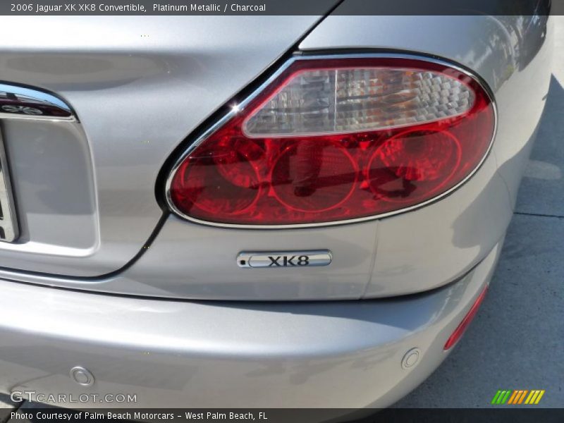 Platinum Metallic / Charcoal 2006 Jaguar XK XK8 Convertible