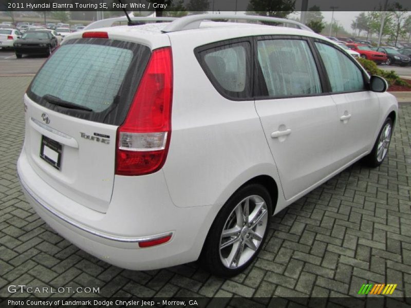 Polar White / Gray 2011 Hyundai Elantra Touring SE