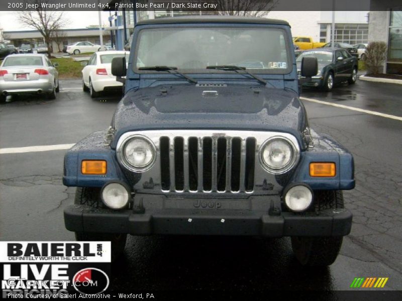 Patriot Blue Pearl / Dark Slate Gray 2005 Jeep Wrangler Unlimited 4x4