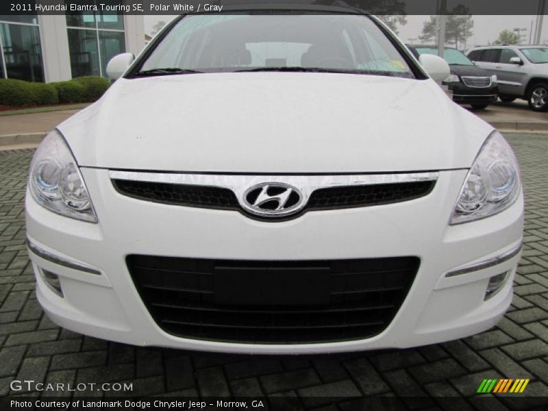 Polar White / Gray 2011 Hyundai Elantra Touring SE