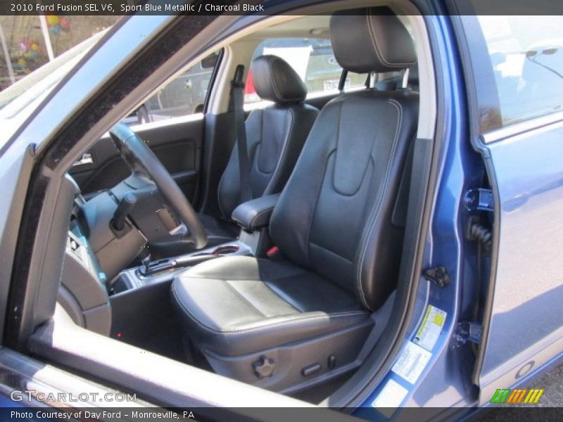  2010 Fusion SEL V6 Charcoal Black Interior