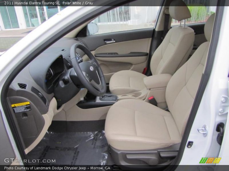  2011 Elantra Touring SE Gray Interior