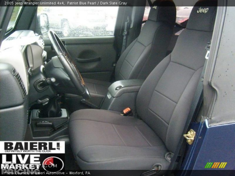Patriot Blue Pearl / Dark Slate Gray 2005 Jeep Wrangler Unlimited 4x4