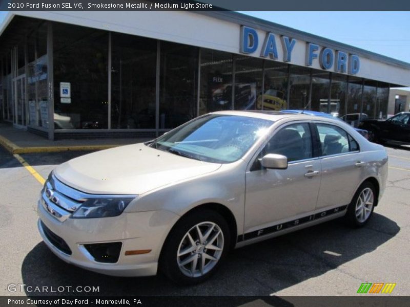 Smokestone Metallic / Medium Light Stone 2010 Ford Fusion SEL V6