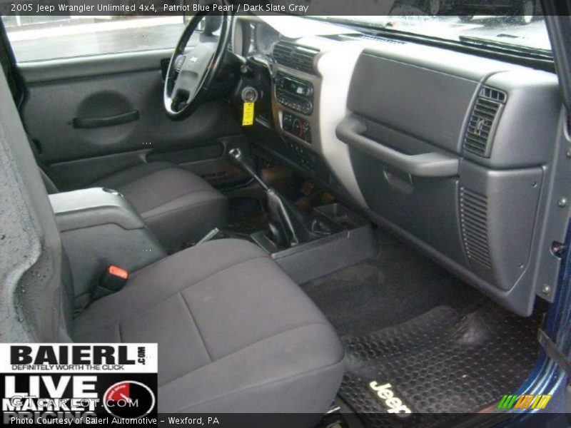 Patriot Blue Pearl / Dark Slate Gray 2005 Jeep Wrangler Unlimited 4x4