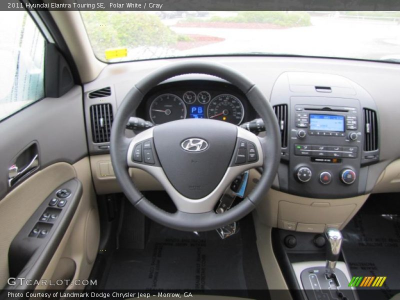 Controls of 2011 Elantra Touring SE