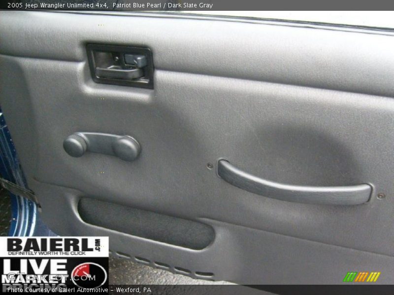 Patriot Blue Pearl / Dark Slate Gray 2005 Jeep Wrangler Unlimited 4x4